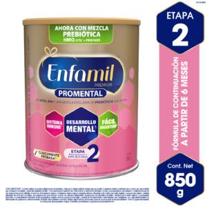 Fórmula Infantil Enfamil 2 Premium DHA + MFGM 850 GR